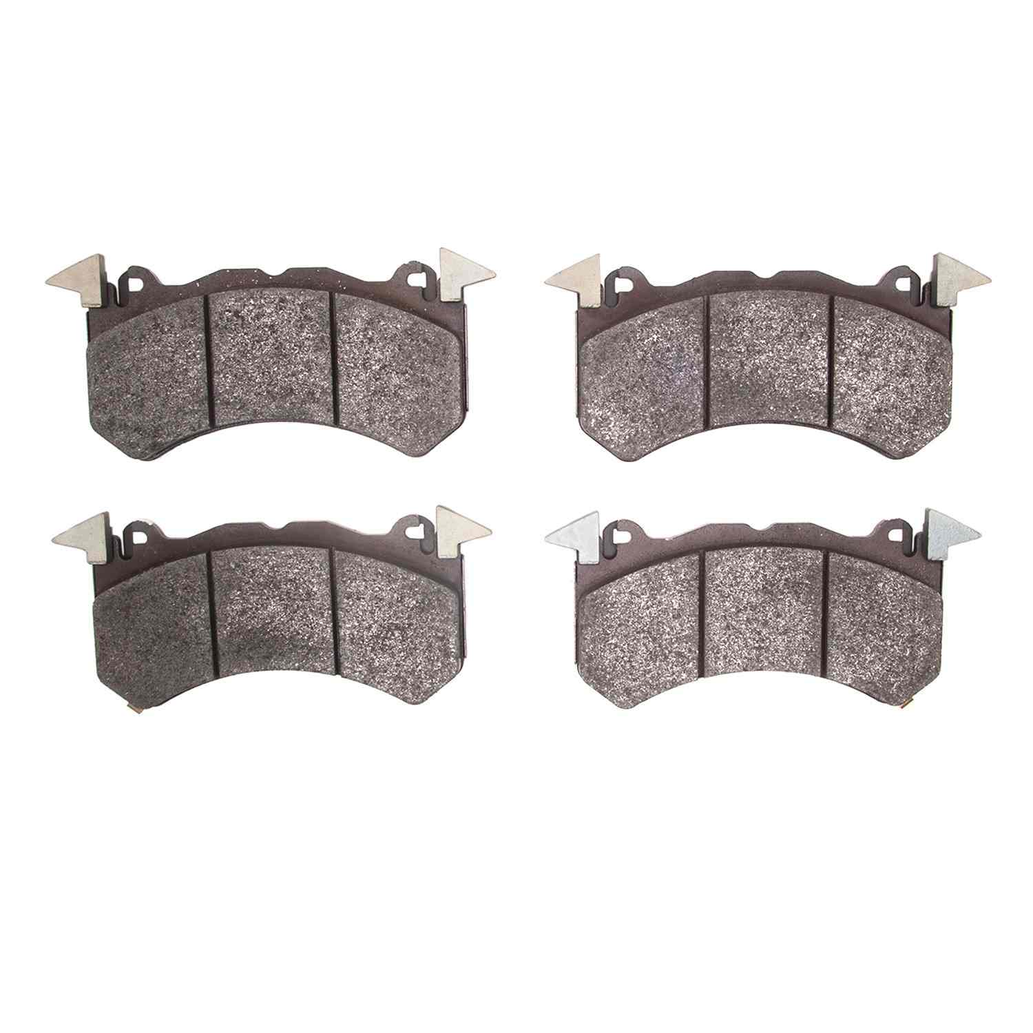 Front View of Front Disc Brake Pad Set DYNAMIC 1551-2253-00