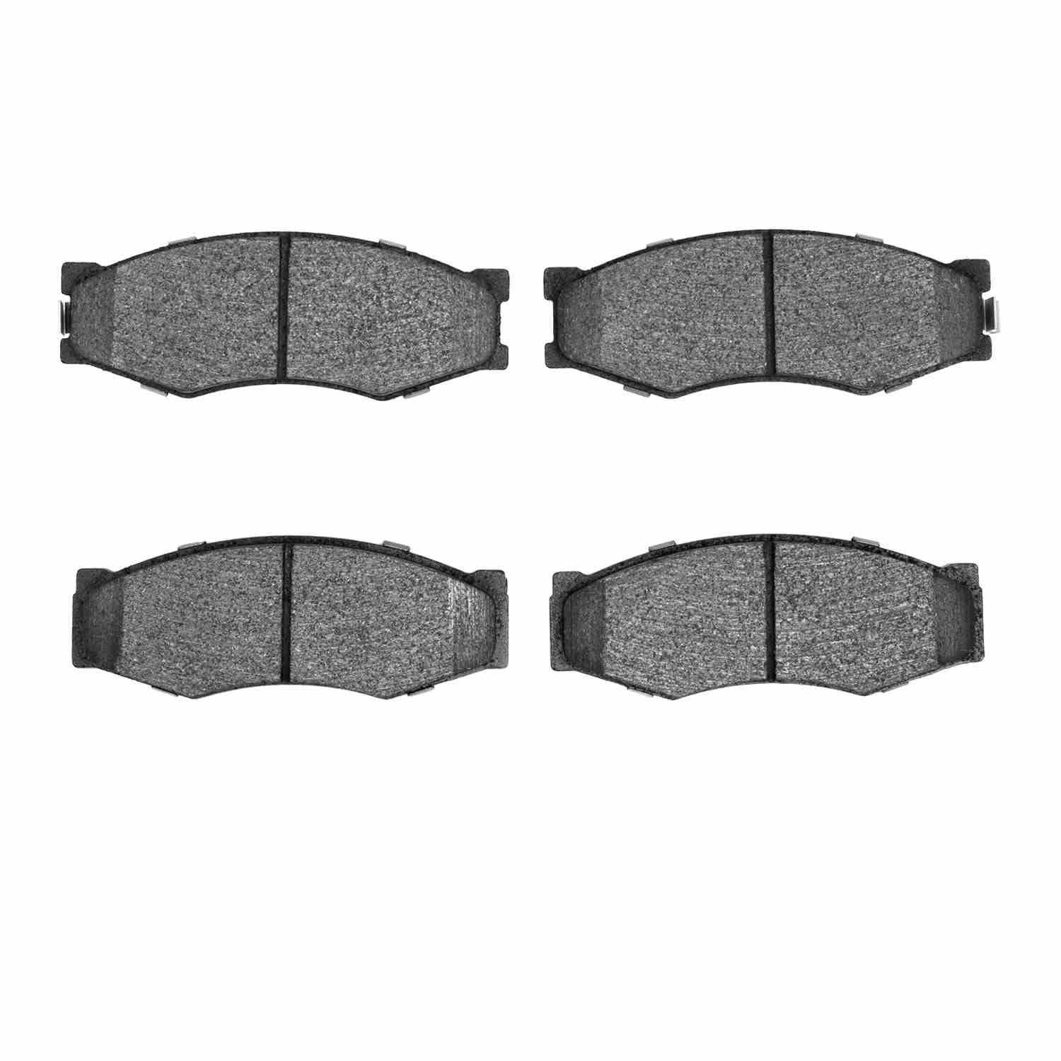 Front View of Front Disc Brake Pad Set DYNAMIC 1552-0266-00