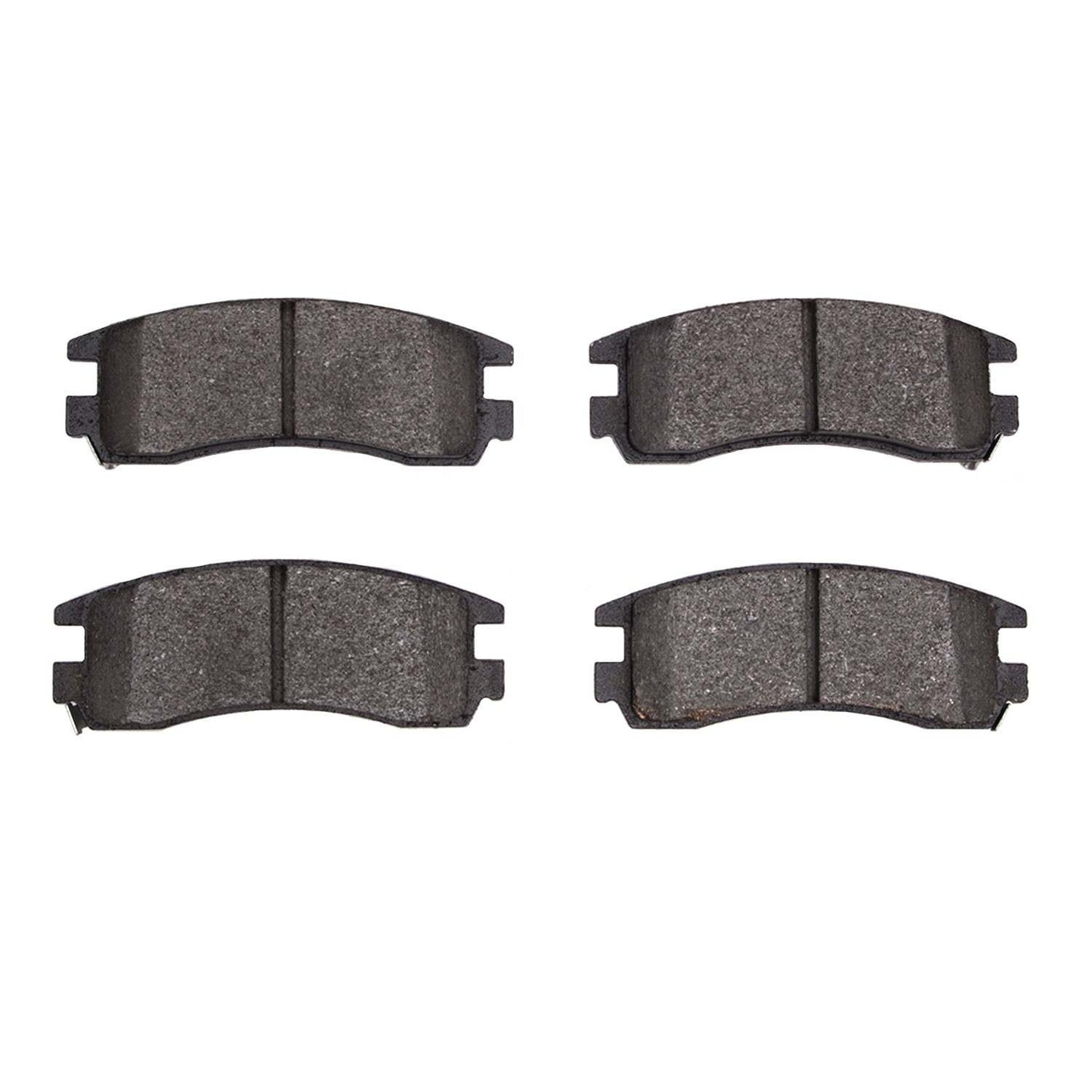 Front View of Rear Disc Brake Pad Set DYNAMIC 1552-0714-00