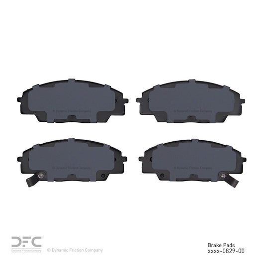 Back View of Front Disc Brake Pad Set DYNAMIC 1552-0829-00