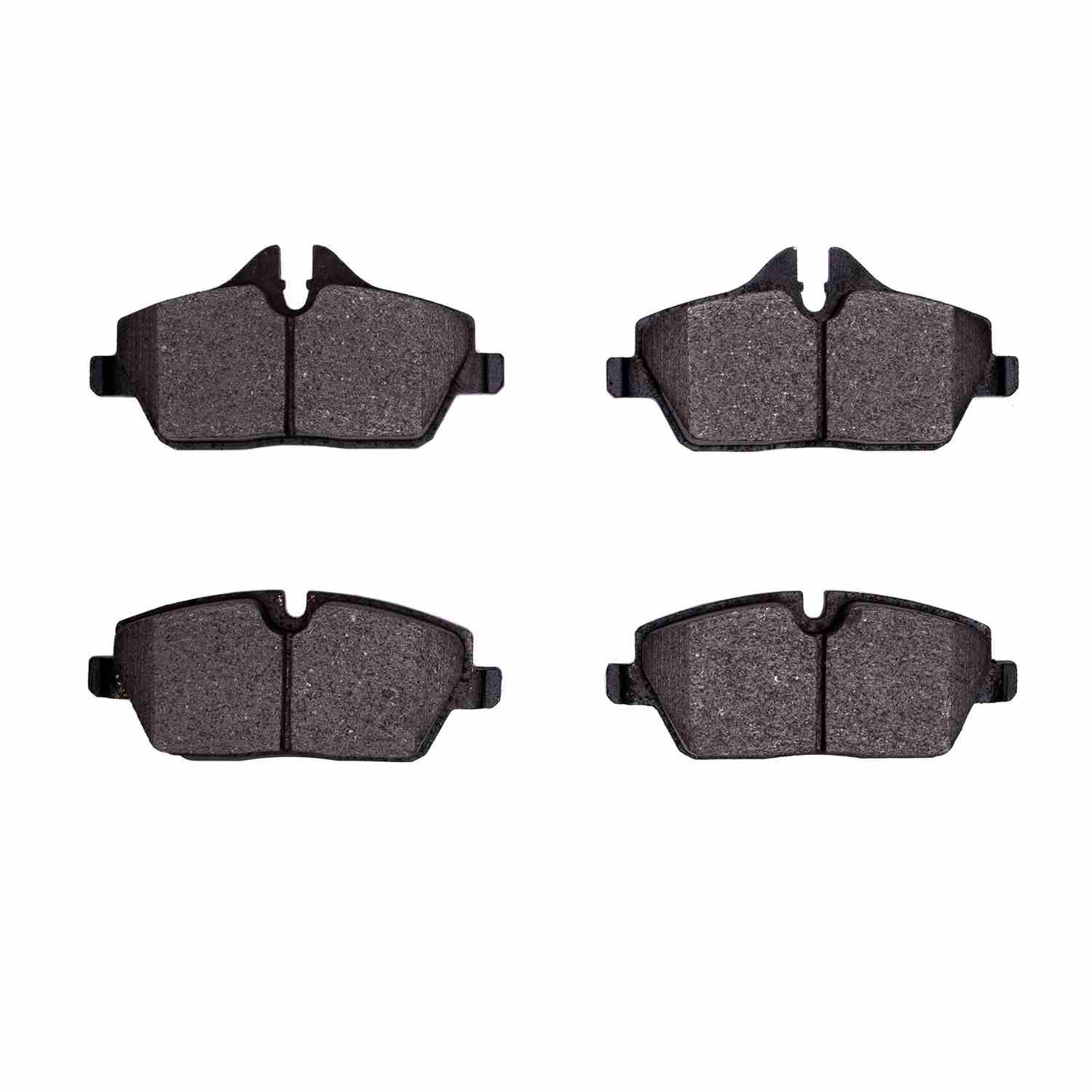 Front View of Front Disc Brake Pad Set DYNAMIC 1552-1308-00