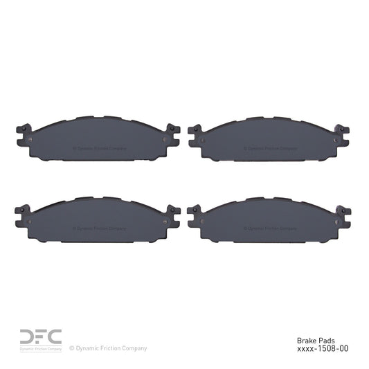 Back View of Front Disc Brake Pad Set DYNAMIC 1552-1508-00