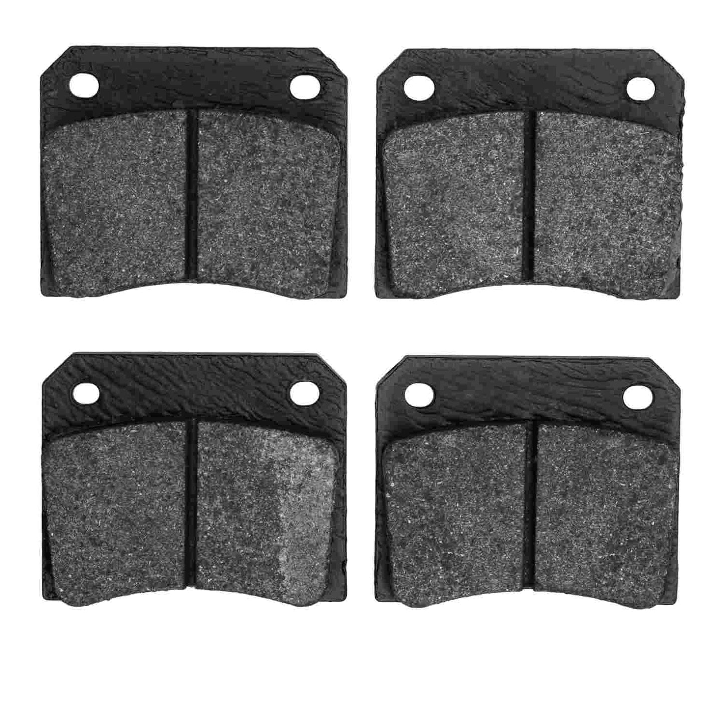 Front View of Rear Disc Brake Pad Set DYNAMIC 1600-0009-00