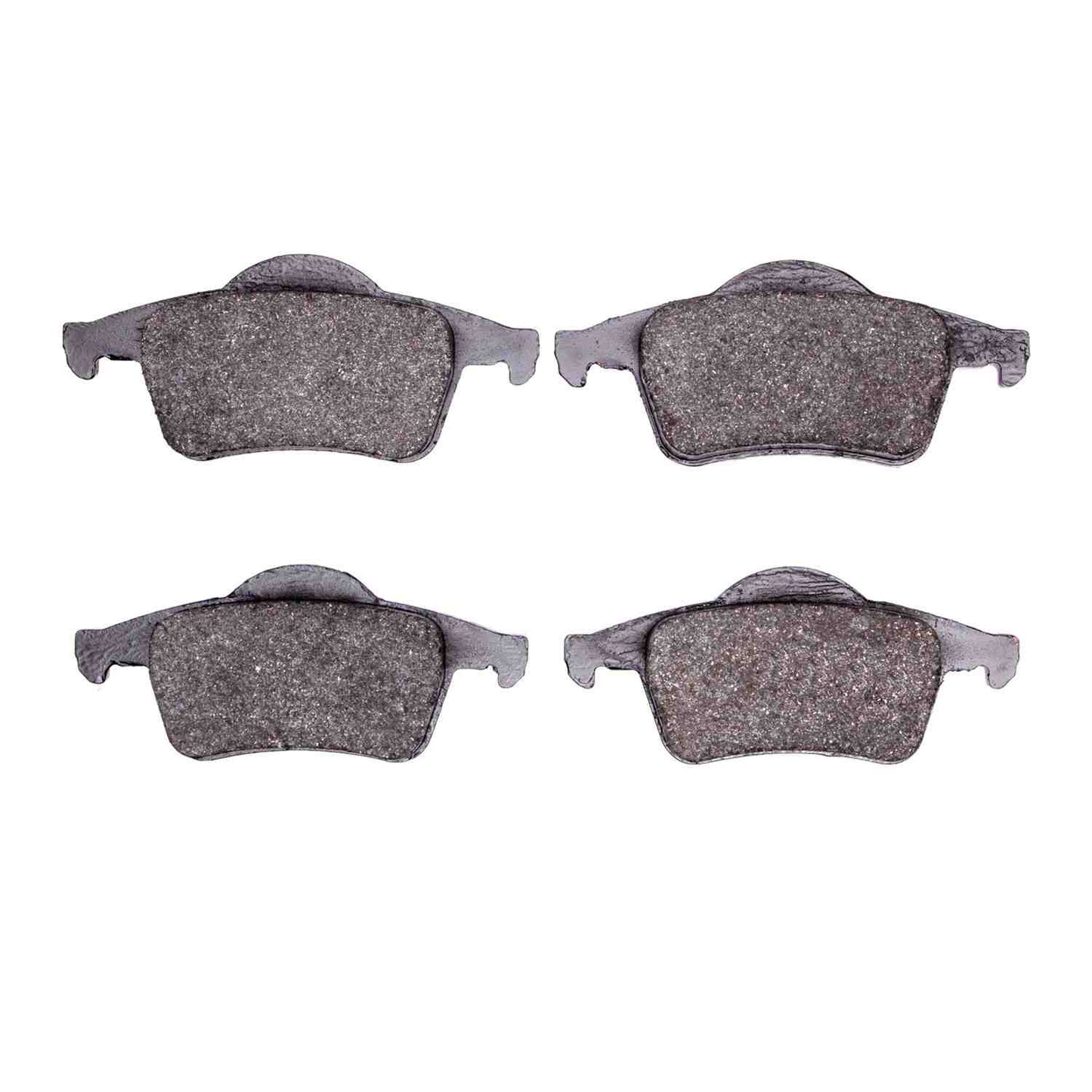 Front View of Rear Disc Brake Pad Set DYNAMIC 1600-0795-00