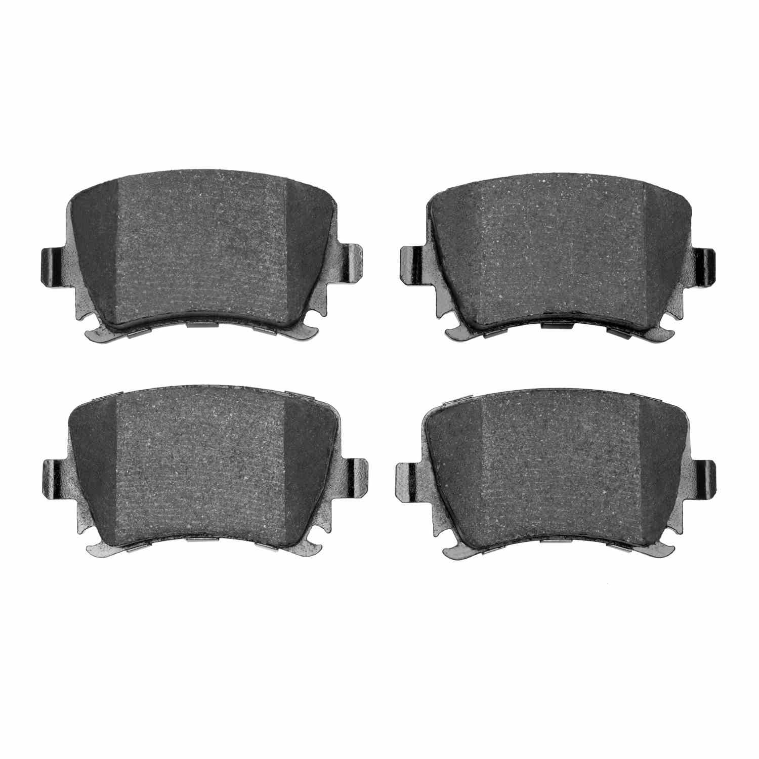 Front View of Rear Disc Brake Pad Set DYNAMIC 1600-1108-00