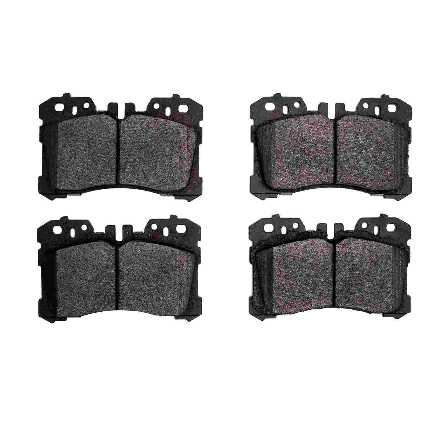 Front View of Front Disc Brake Pad Set DYNAMIC 1600-1282-00