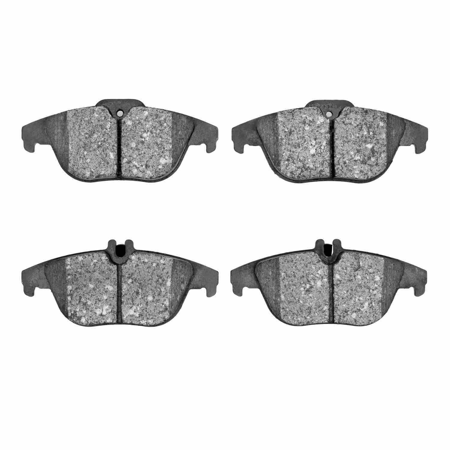 Front View of Rear Disc Brake Pad Set DYNAMIC 1600-1341-10