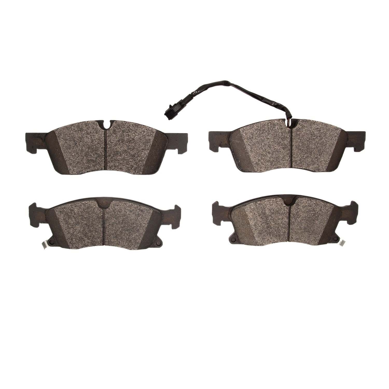 Front View of Front Disc Brake Pad Set DYNAMIC 1600-1904-20