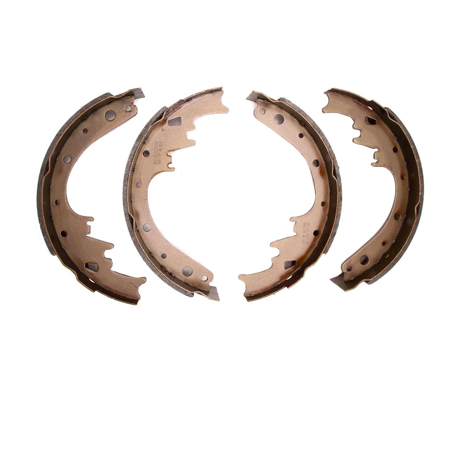 Front View of Rear Drum Brake Shoe DYNAMIC 1901-0272-00