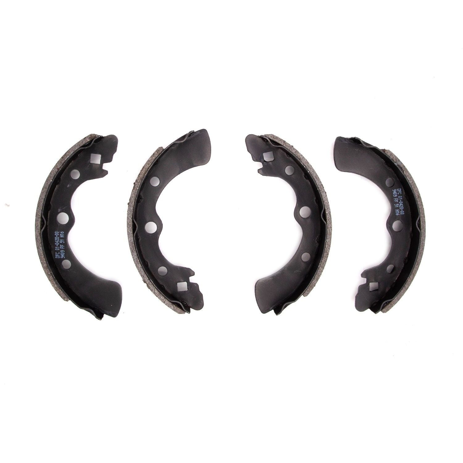 Front View of Rear Drum Brake Shoe DYNAMIC 1901-0428-00