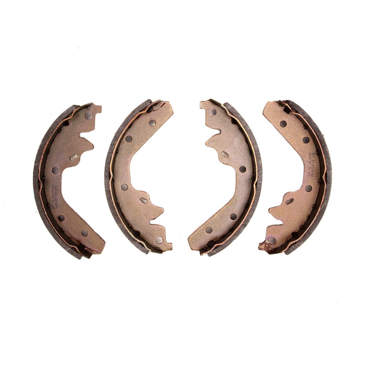 Front View of Rear Drum Brake Shoe DYNAMIC 1901-0519-00