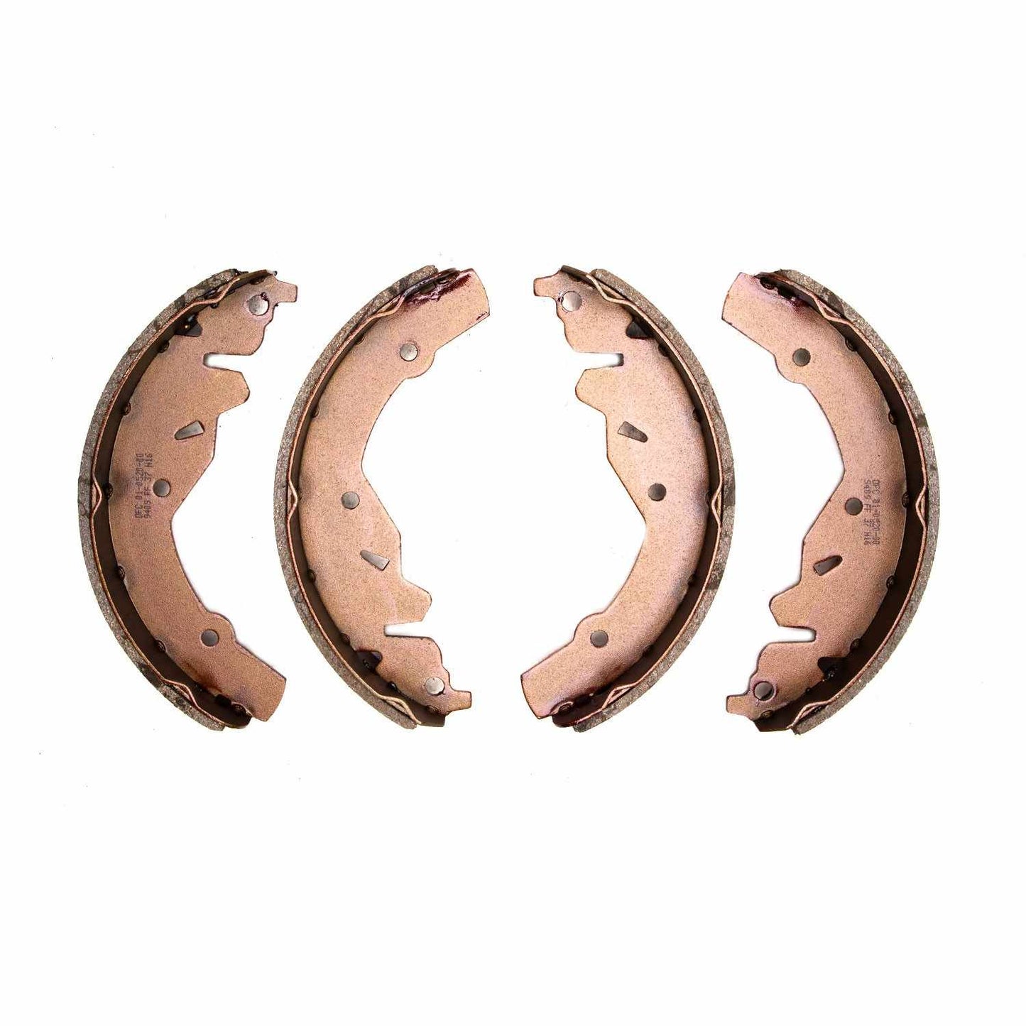 Front View of Rear Drum Brake Shoe DYNAMIC 1901-0520-00