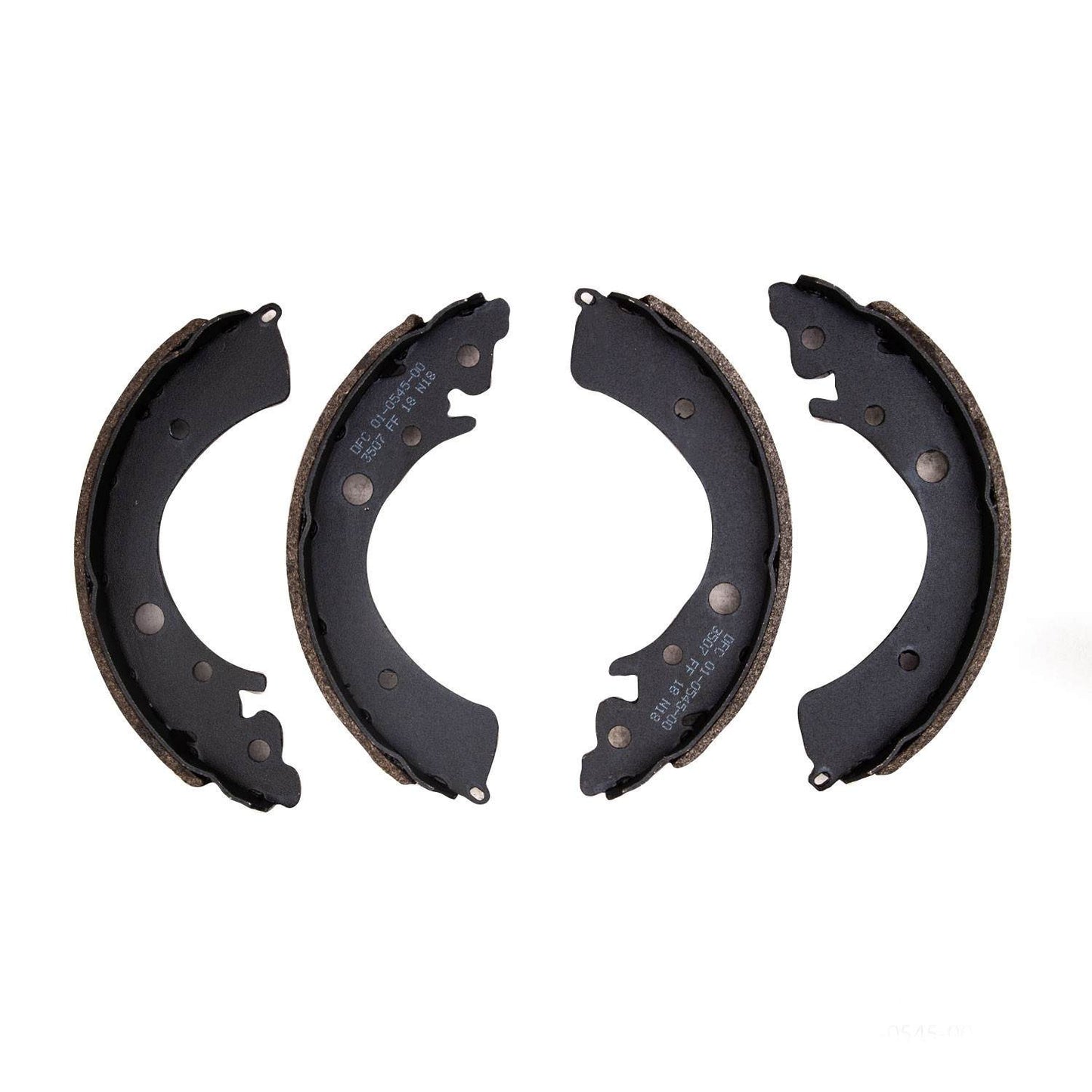 Front View of Rear Drum Brake Shoe DYNAMIC 1901-0545-00