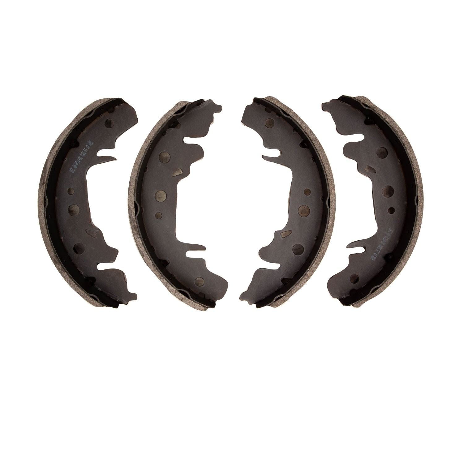 Front View of Rear Drum Brake Shoe Set DYNAMIC 1901-0714-00