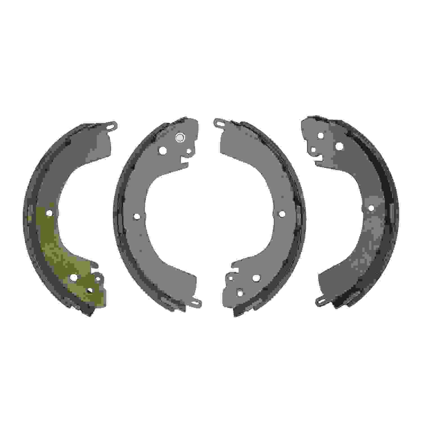 Front View of Rear Drum Brake Shoe DYNAMIC 1901-0728-00