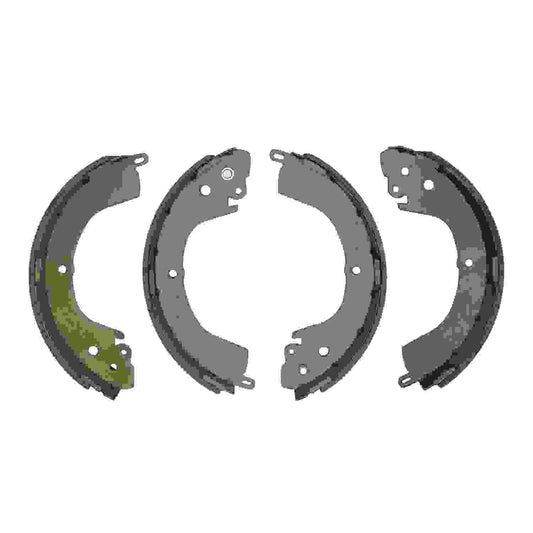 Front View of Rear Drum Brake Shoe DYNAMIC 1901-0728-00