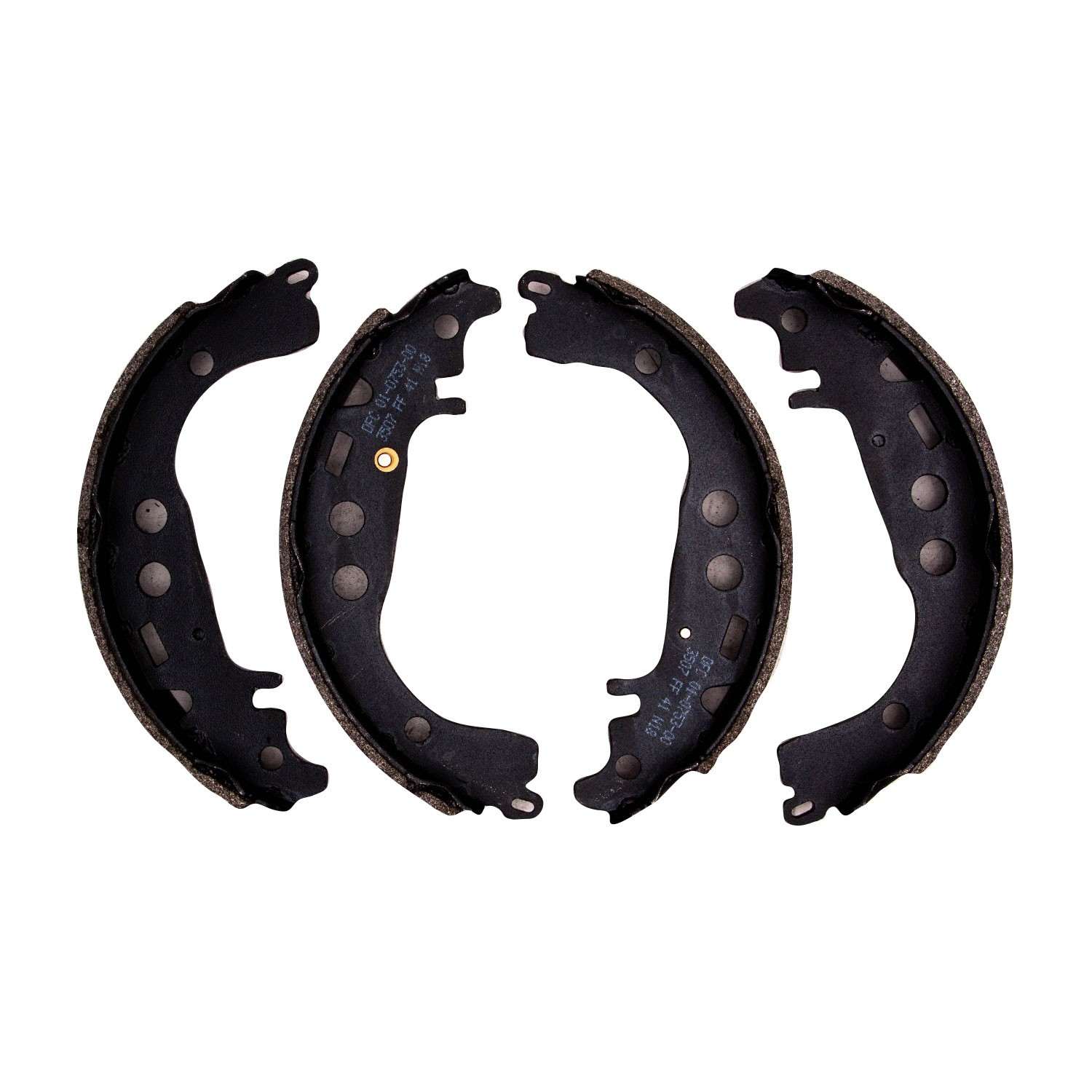 Front View of Rear Drum Brake Shoe DYNAMIC 1901-0753-00