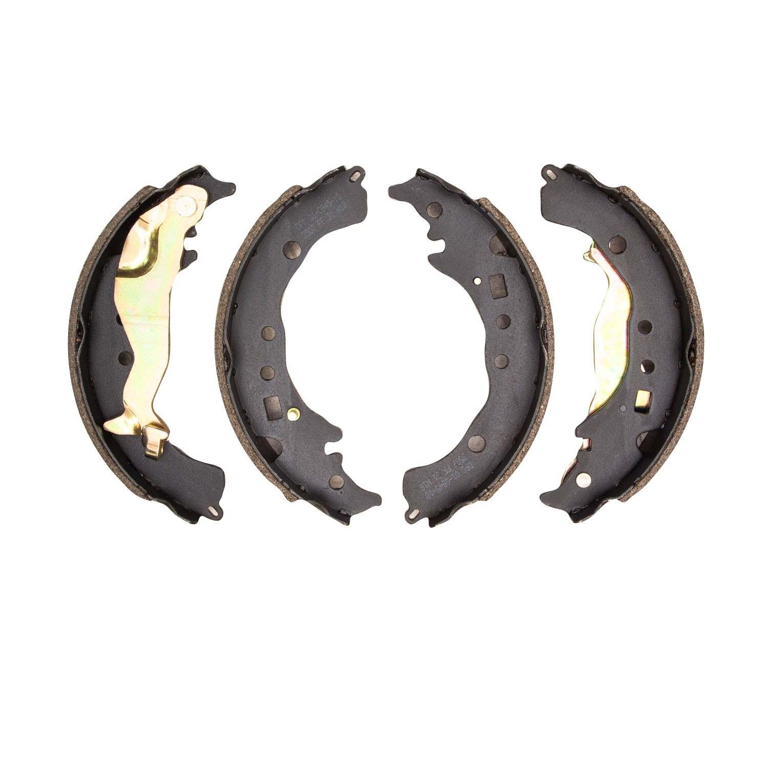 Front View of Rear Drum Brake Shoe DYNAMIC 1901-0945-10