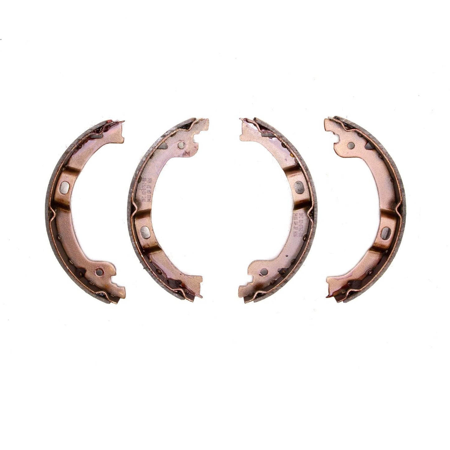 Front View of Rear Parking Brake Shoe DYNAMIC 1902-0761-00