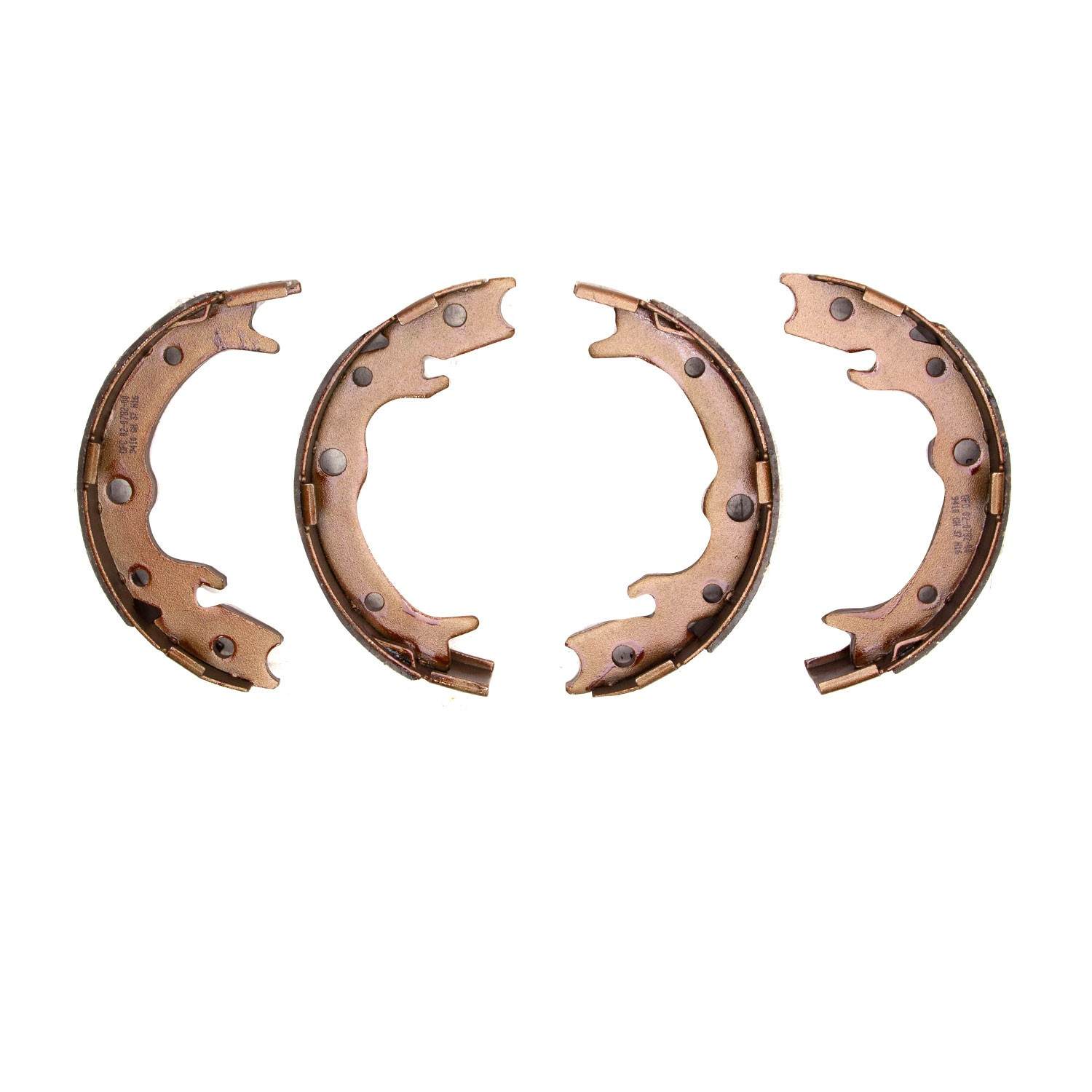 Front View of Rear Parking Brake Shoe DYNAMIC 1902-0782-00