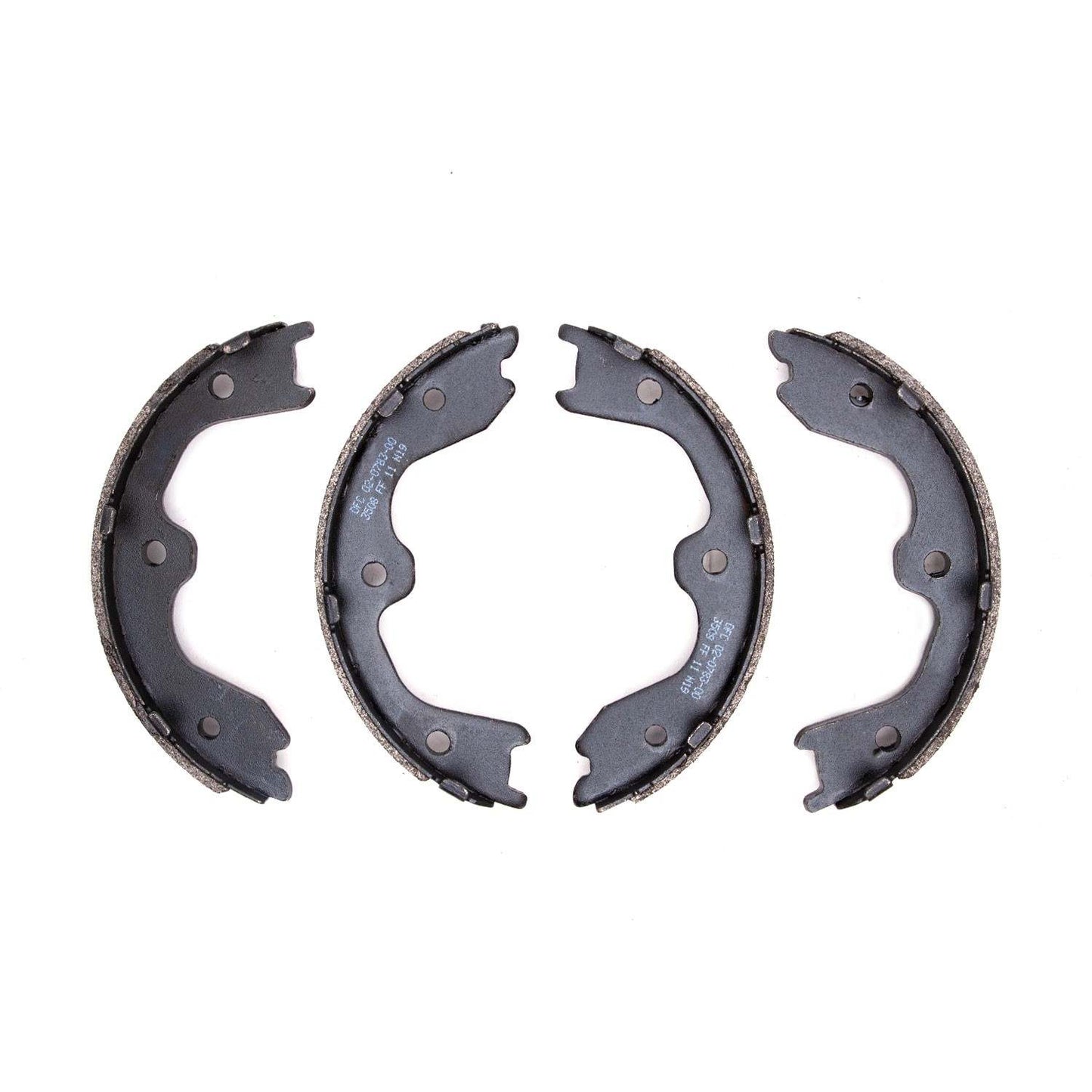 Front View of Rear Parking Brake Shoe DYNAMIC 1902-0783-00