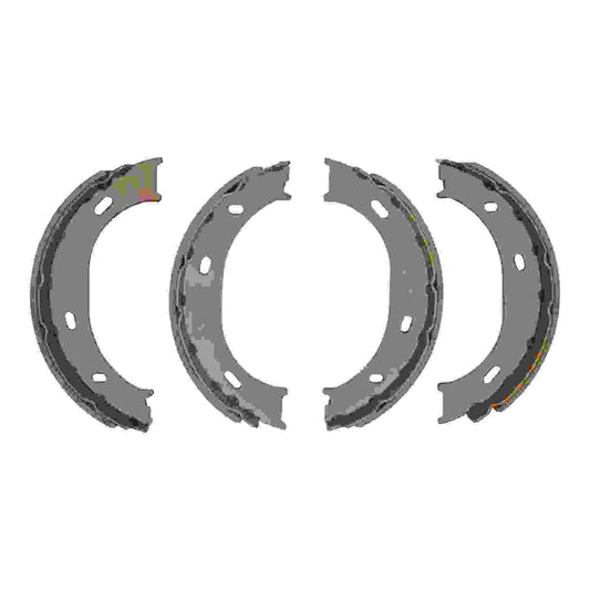 Front View of Rear Parking Brake Shoe DYNAMIC 1902-0866-00