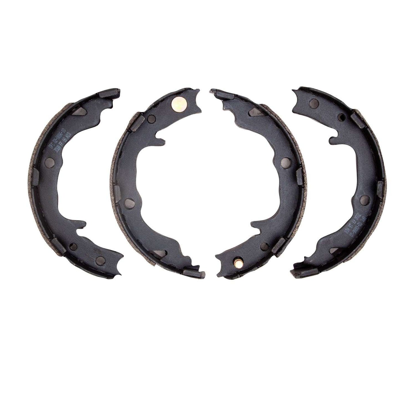 Front View of Rear Parking Brake Shoe DYNAMIC 1902-0886-10