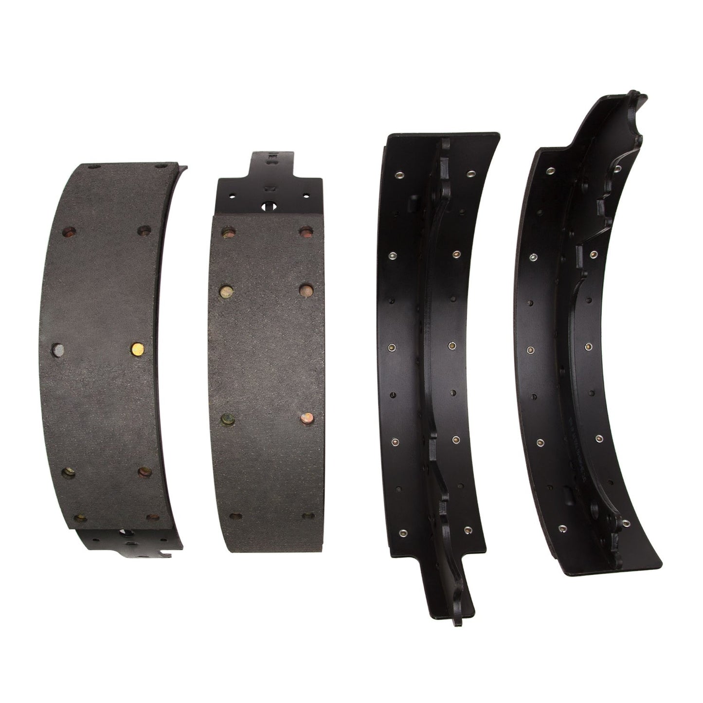 Side View of Front Drum Brake Shoe Set DYNAMIC 1903-0419-00