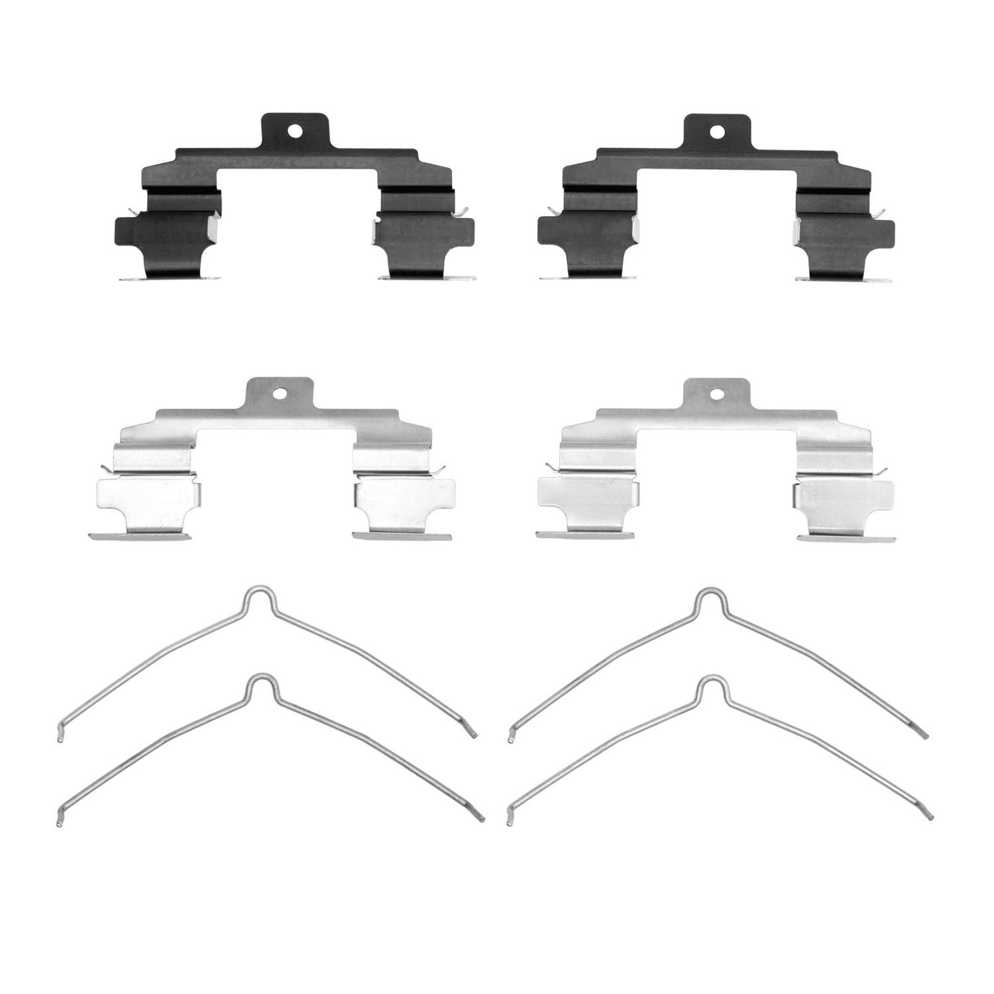 Side View of Front Disc Brake Hardware Kit DYNAMIC 340-67029