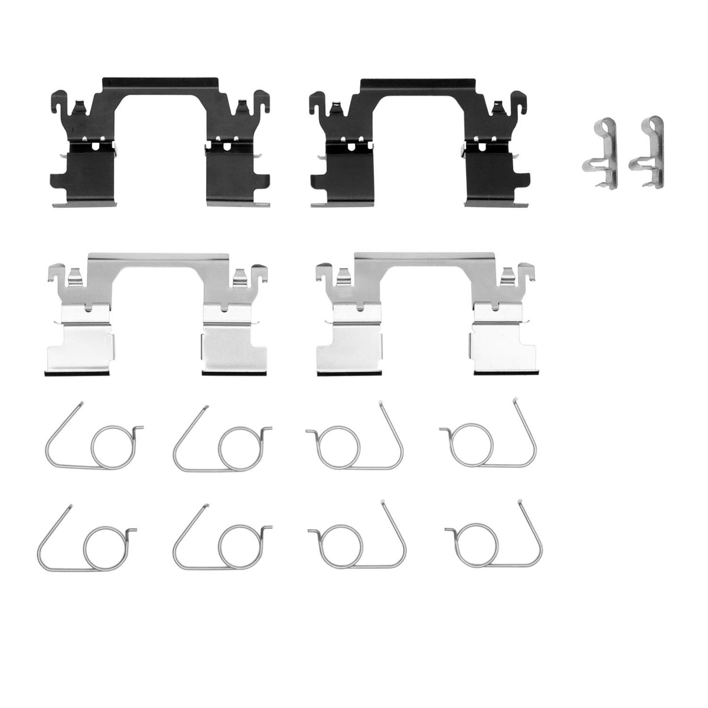 Side View of Front Disc Brake Hardware Kit DYNAMIC 340-67047