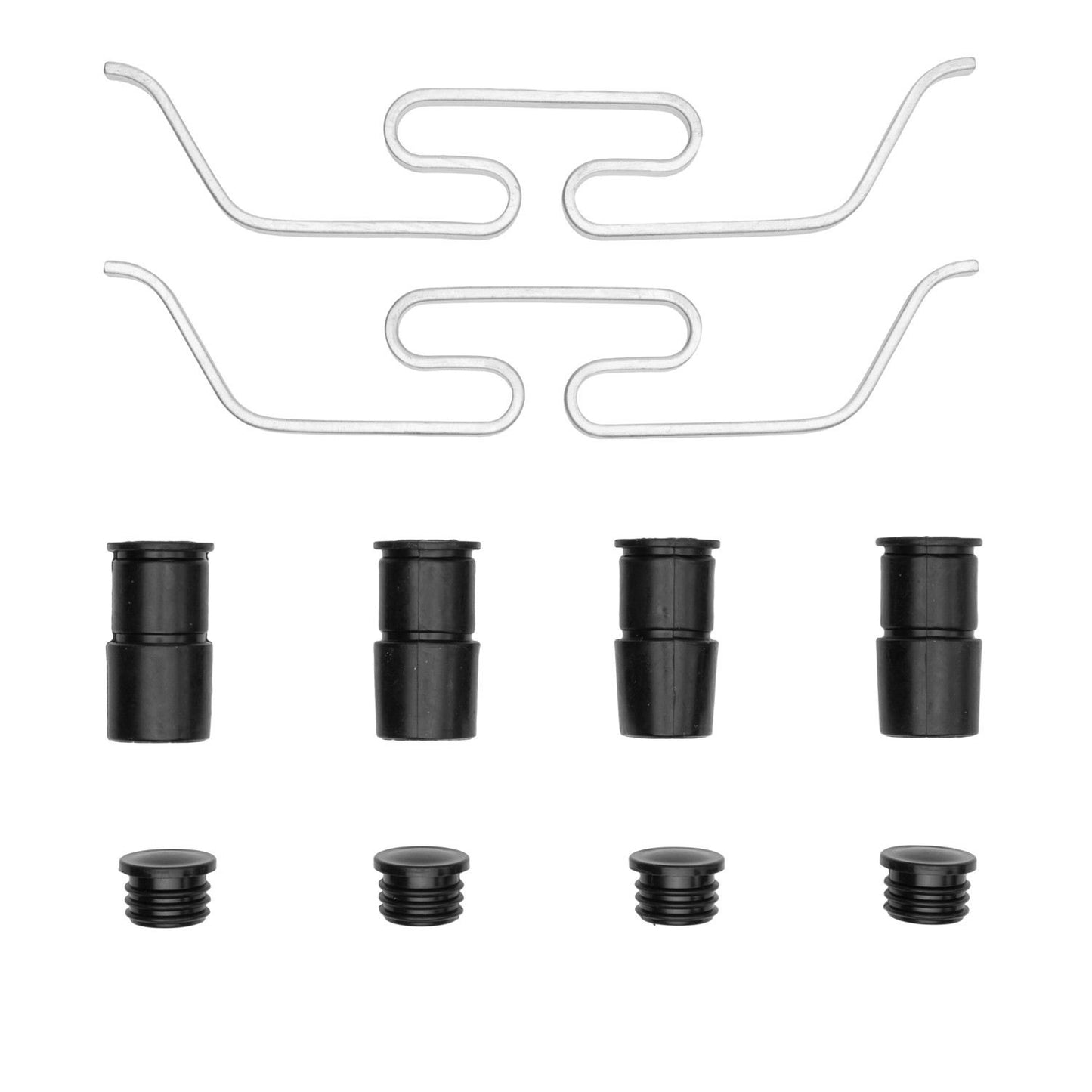 Side View of Front Disc Brake Hardware Kit DYNAMIC 340-73022