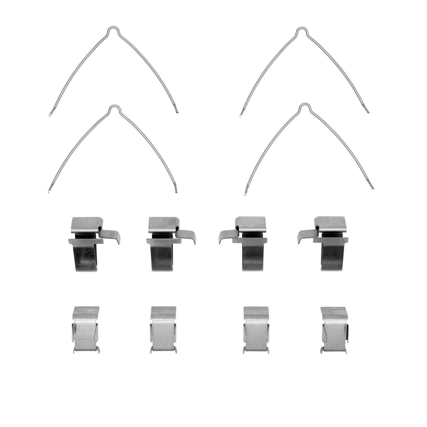 Side View of Front Disc Brake Hardware Kit DYNAMIC 340-76019