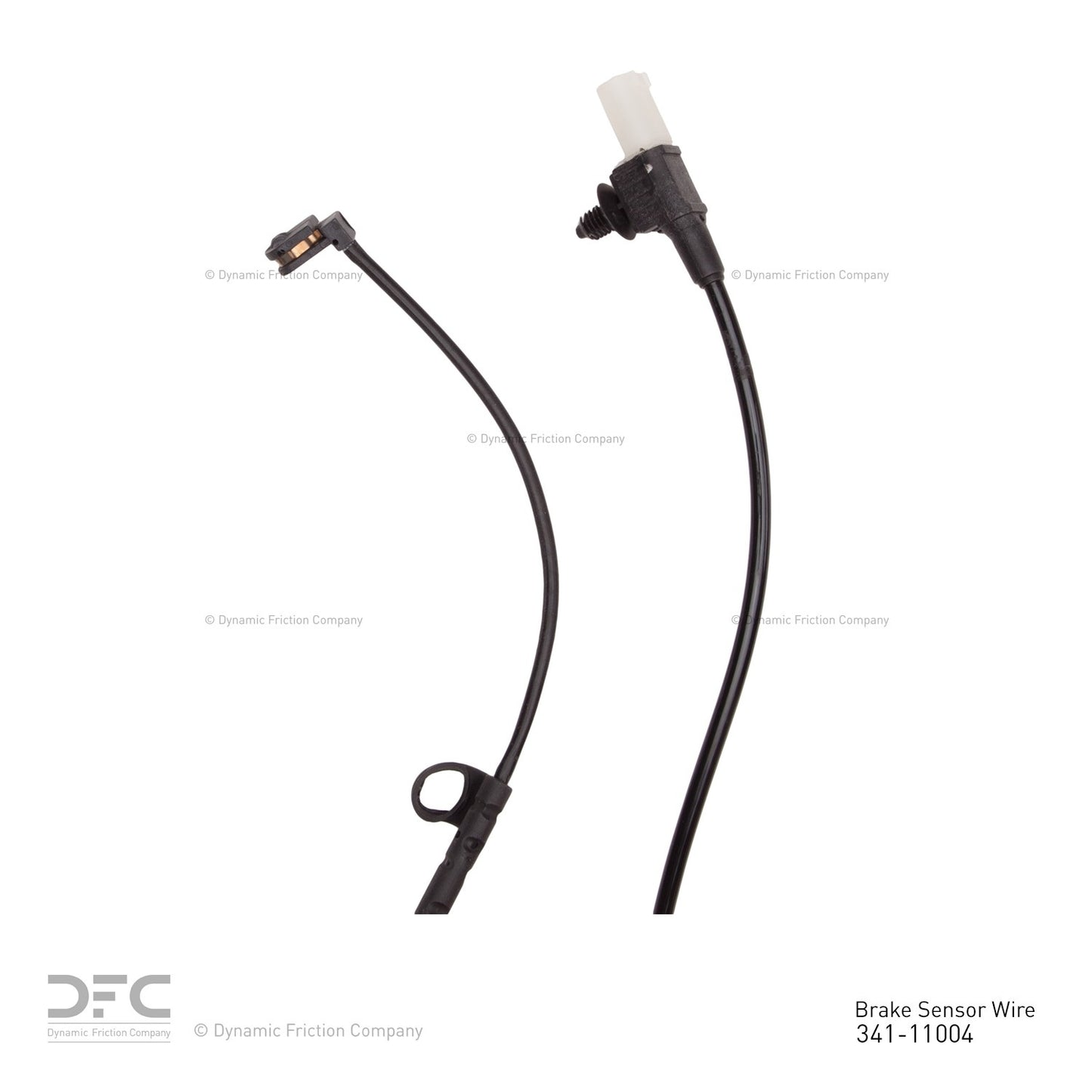 Connector View of Front Disc Brake Pad Wear Sensor DYNAMIC 341-11004