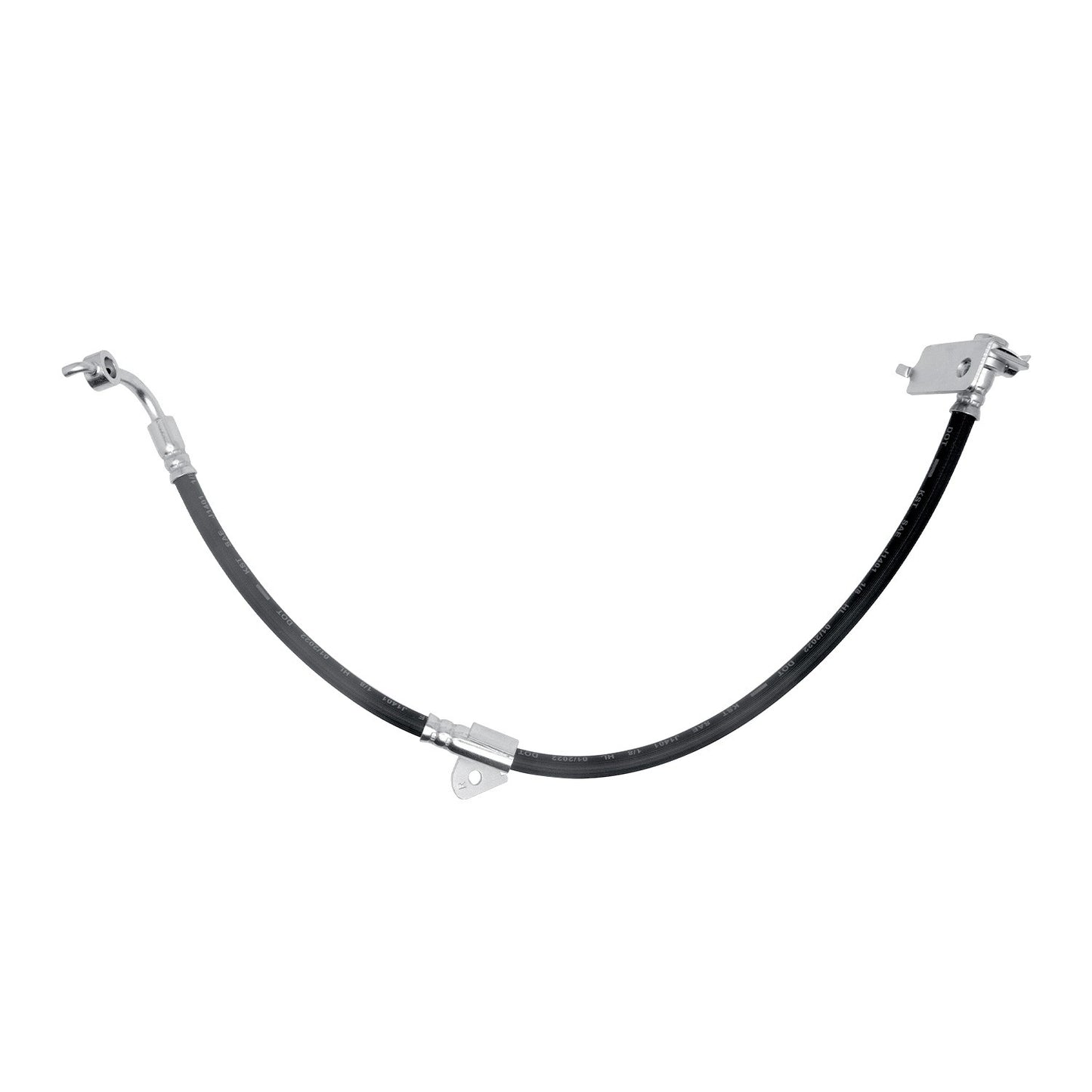 Front View of Front Right Brake Hydraulic Hose DYNAMIC 350-03078