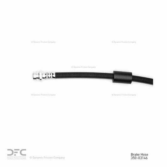 Connector View of Rear Left Brake Hydraulic Hose DYNAMIC 350-03146