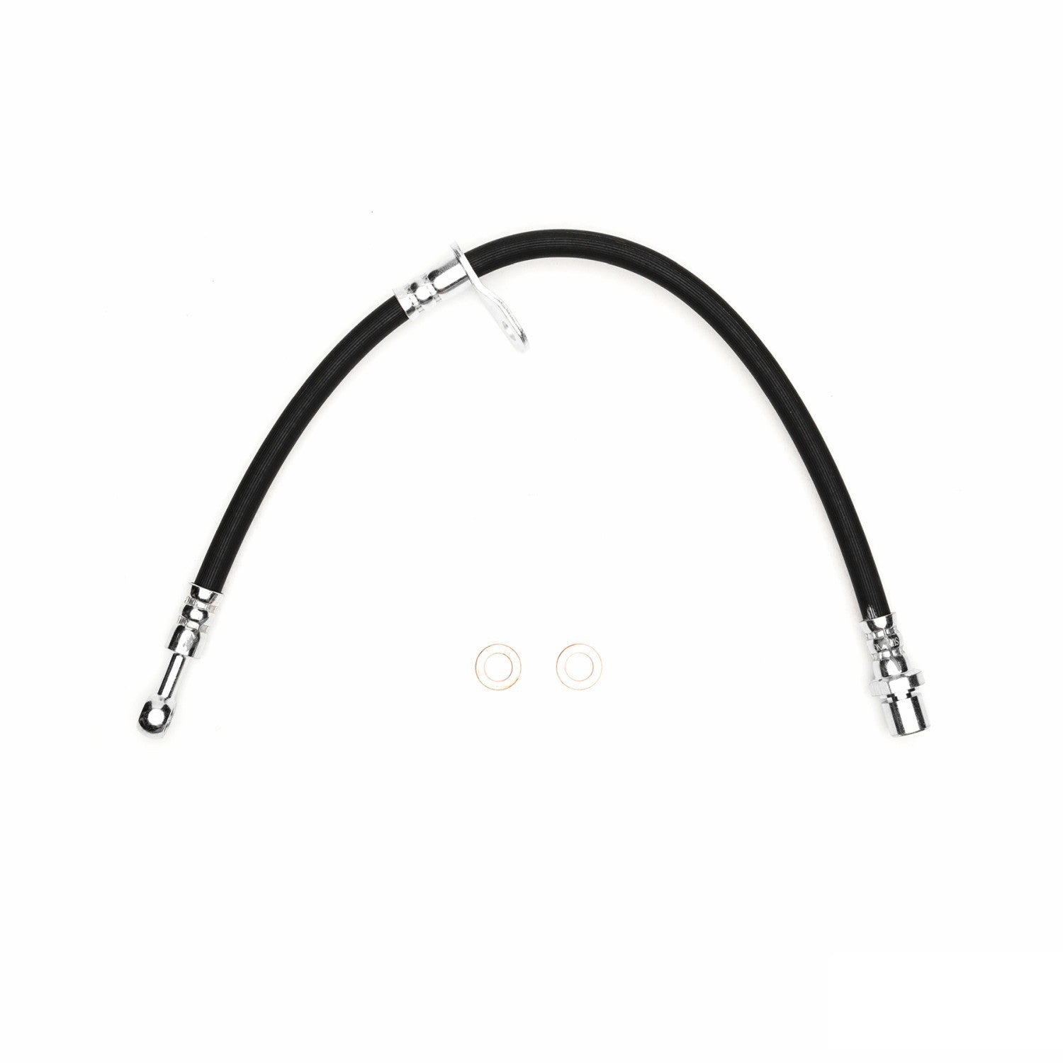 Front View of Rear Left Brake Hydraulic Hose DYNAMIC 350-13094