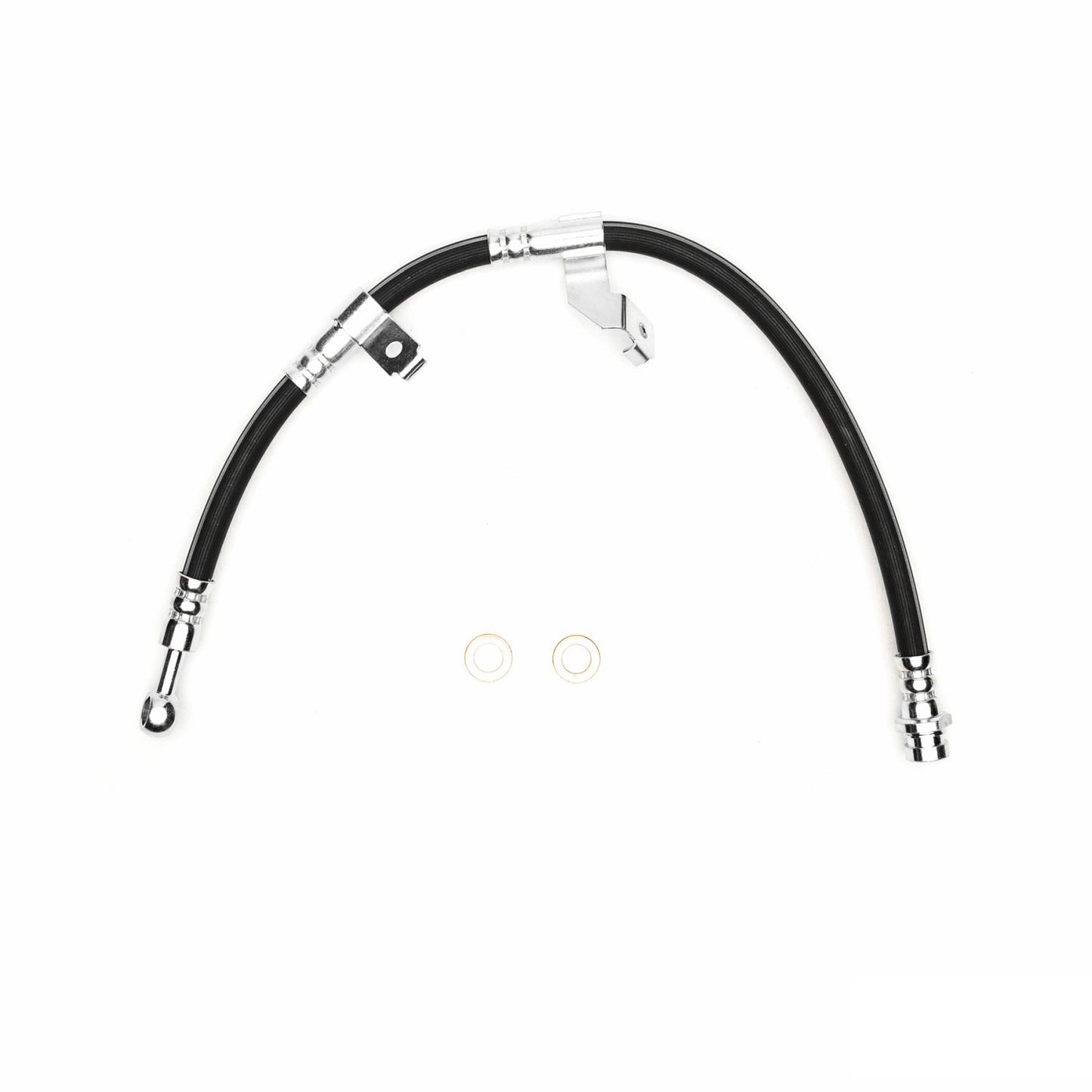 Front View of Front Right Brake Hydraulic Hose DYNAMIC 350-21016