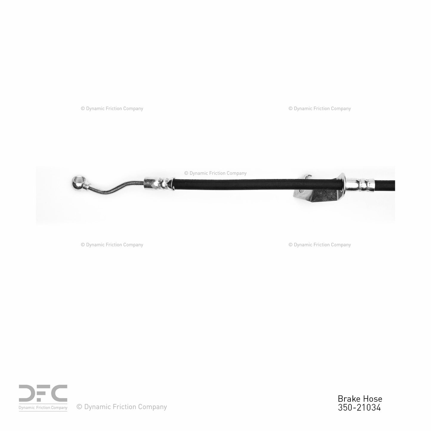 Connector View of Front Right Brake Hydraulic Hose DYNAMIC 350-21034