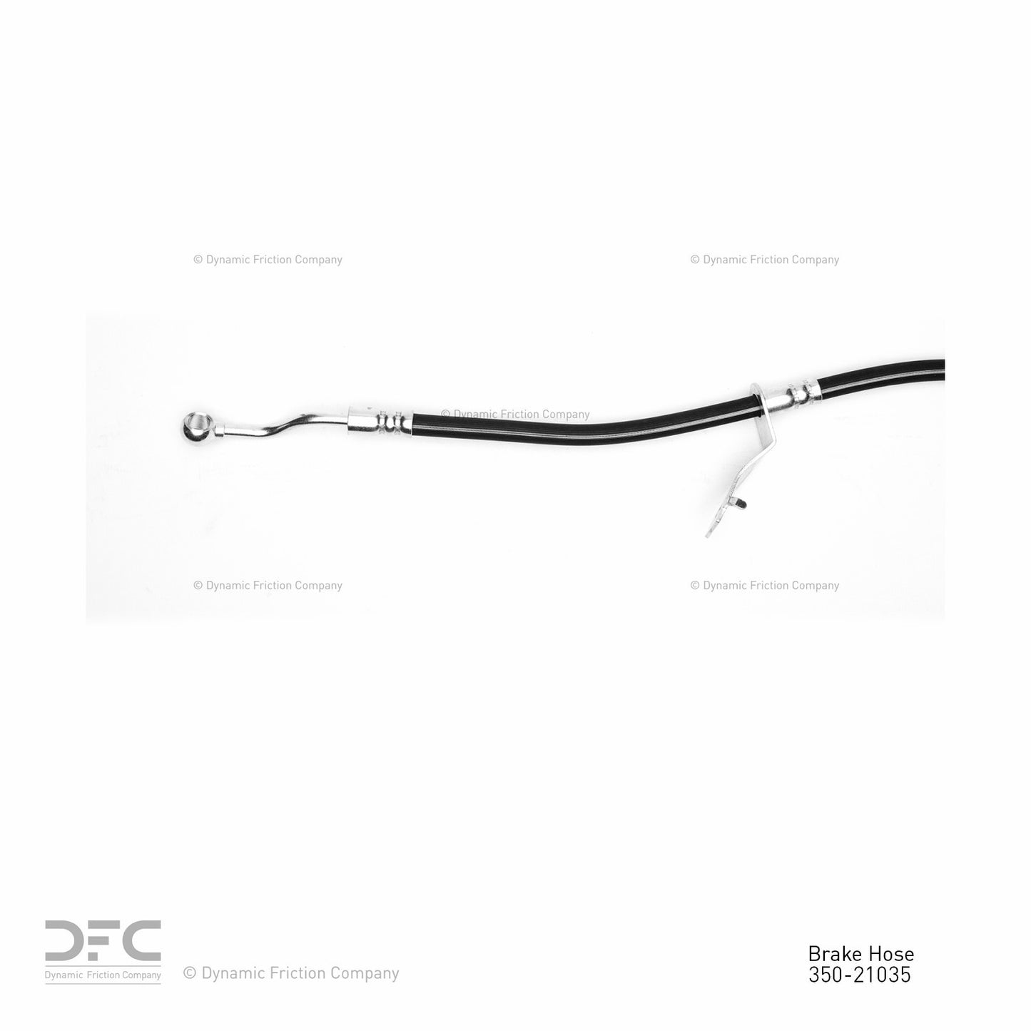 Connector View of Front Left Brake Hydraulic Hose DYNAMIC 350-21035