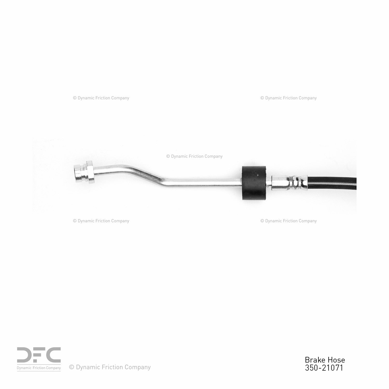 Connector View of Rear Upper Right Brake Hydraulic Hose DYNAMIC 350-21071