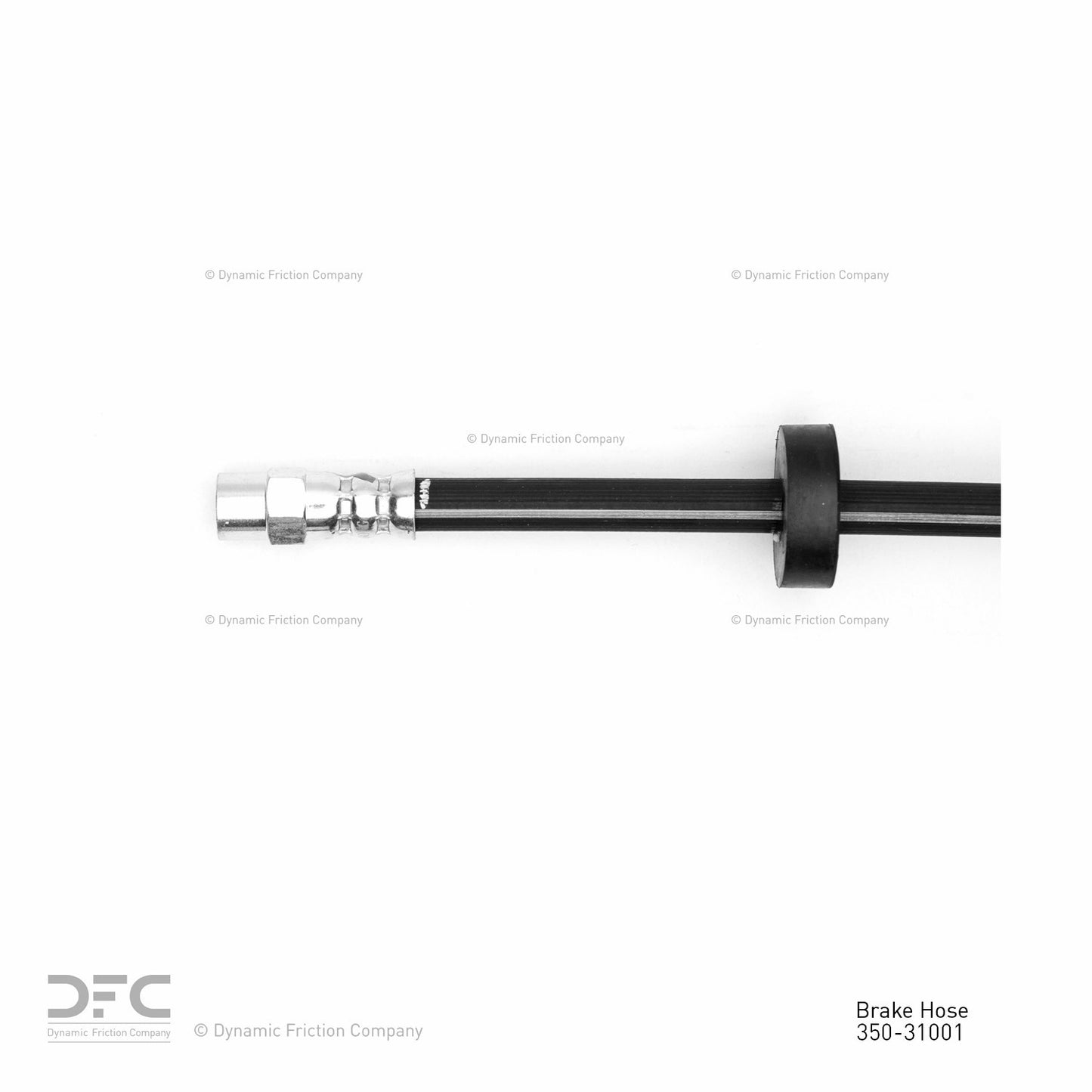 Connector View of Rear Left Brake Hydraulic Hose DYNAMIC 350-31001