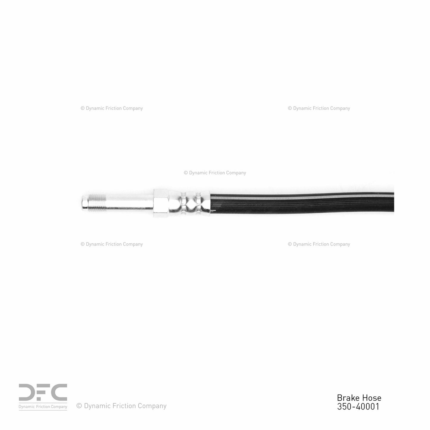 Connector View of Rear Brake Hydraulic Hose DYNAMIC 350-40001