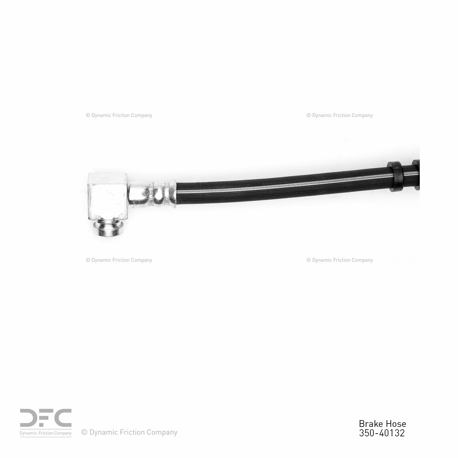 Connector View of Front Right Brake Hydraulic Hose DYNAMIC 350-40132