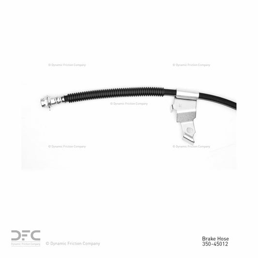 Connector View of Front Right Brake Hydraulic Hose DYNAMIC 350-45012