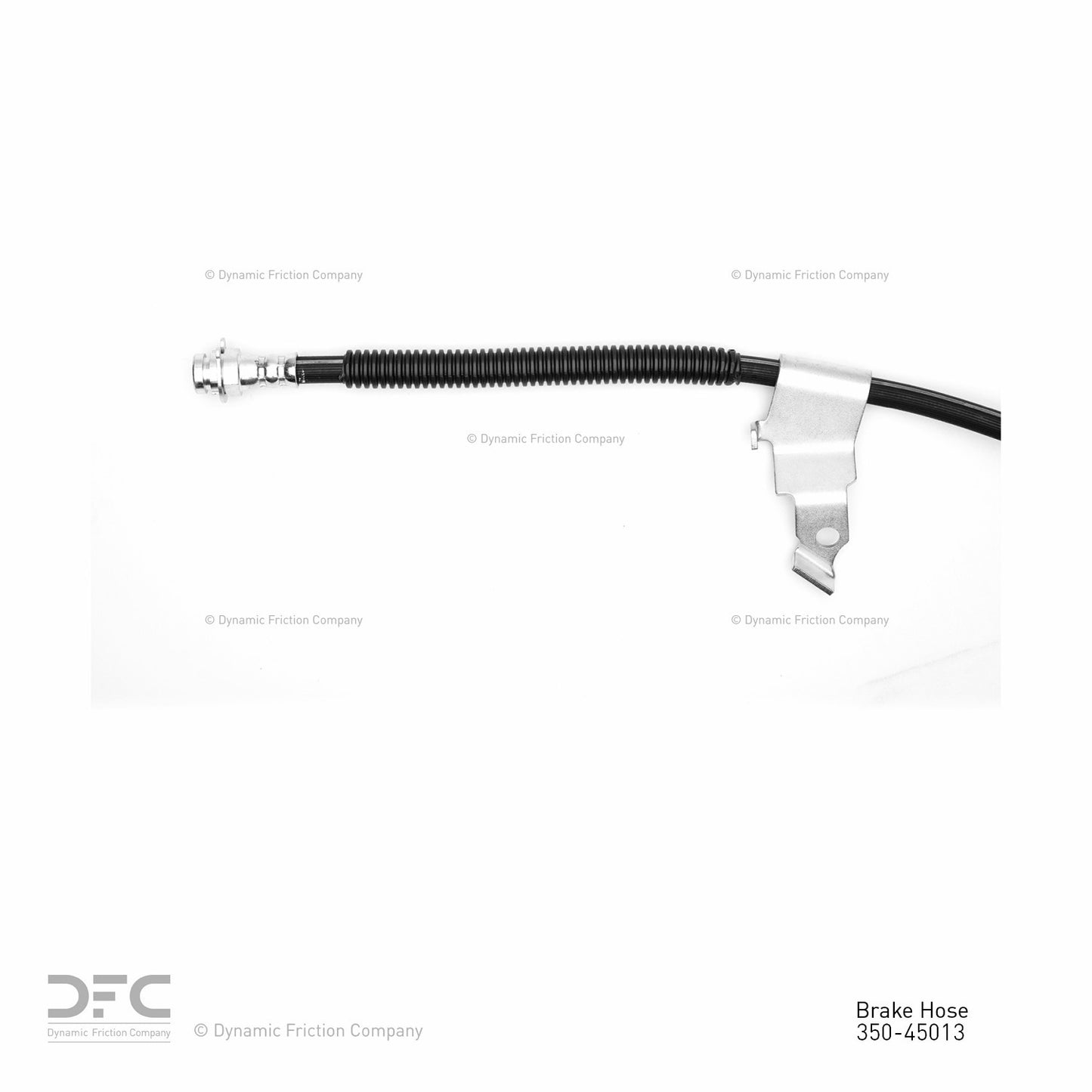 Connector View of Front Left Brake Hydraulic Hose DYNAMIC 350-45013