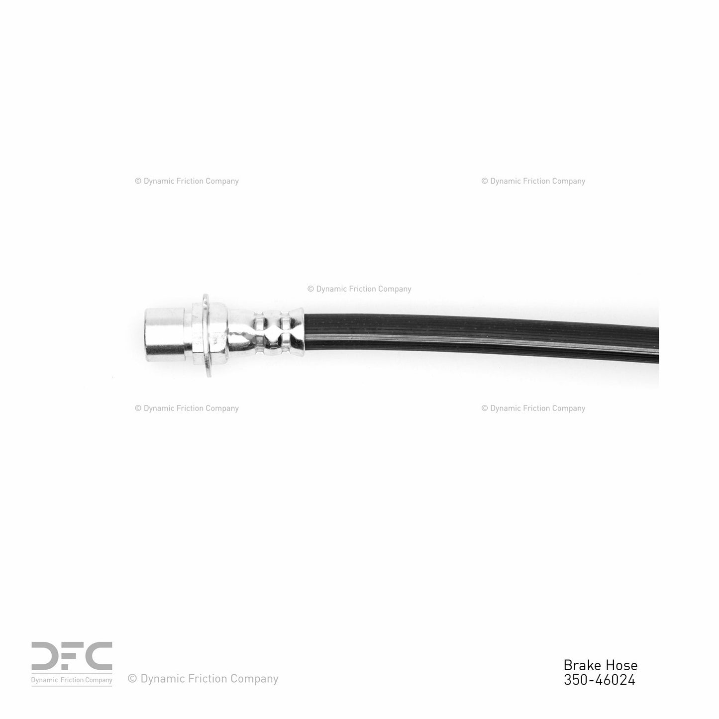 Connector View of Front Right Brake Hydraulic Hose DYNAMIC 350-46024