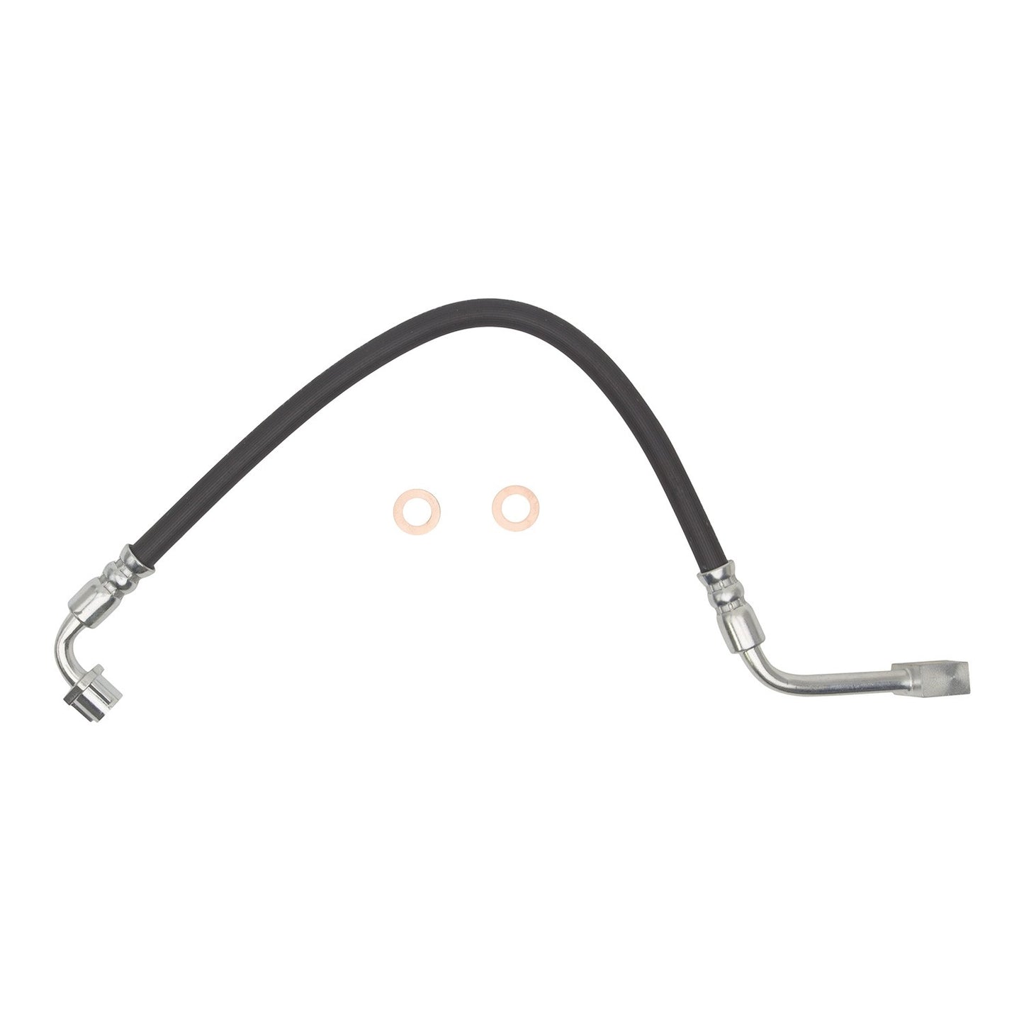 Front View of Rear Left Brake Hydraulic Hose DYNAMIC 350-47216