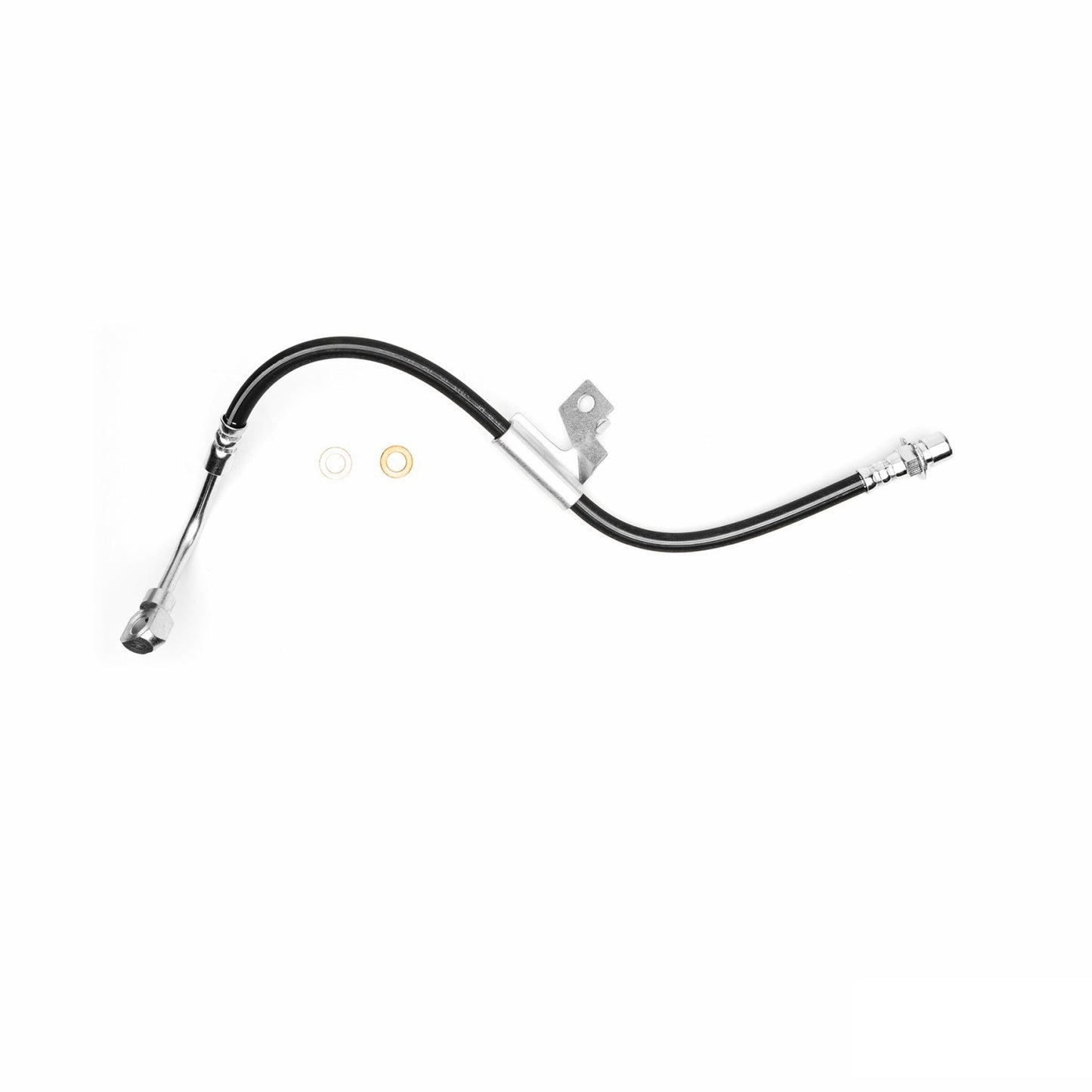 Front View of Front Right Brake Hydraulic Hose DYNAMIC 350-47272