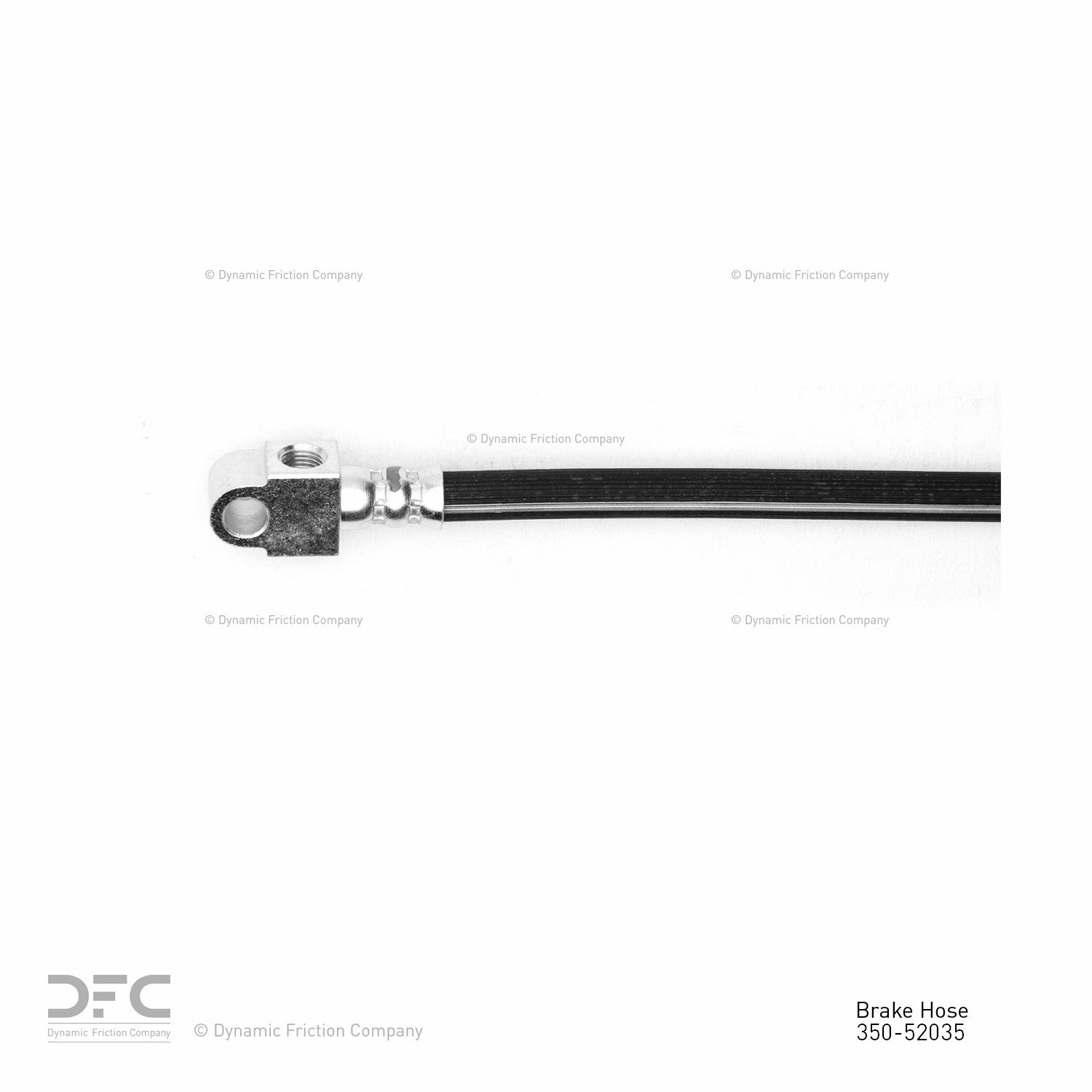 Connector View of Rear Brake Hydraulic Hose DYNAMIC 350-52035