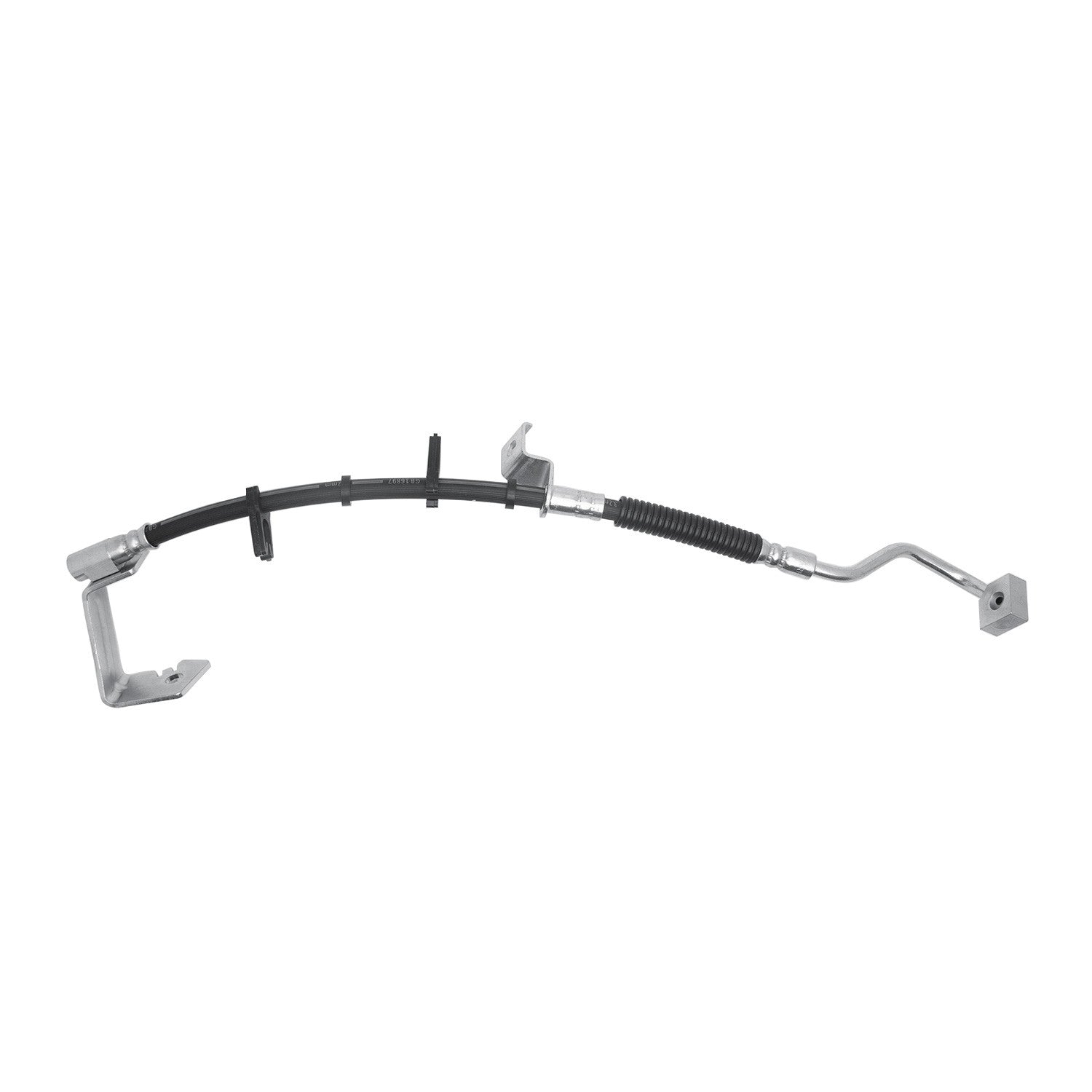 Front View of Front Left Brake Hydraulic Hose DYNAMIC 350-54074